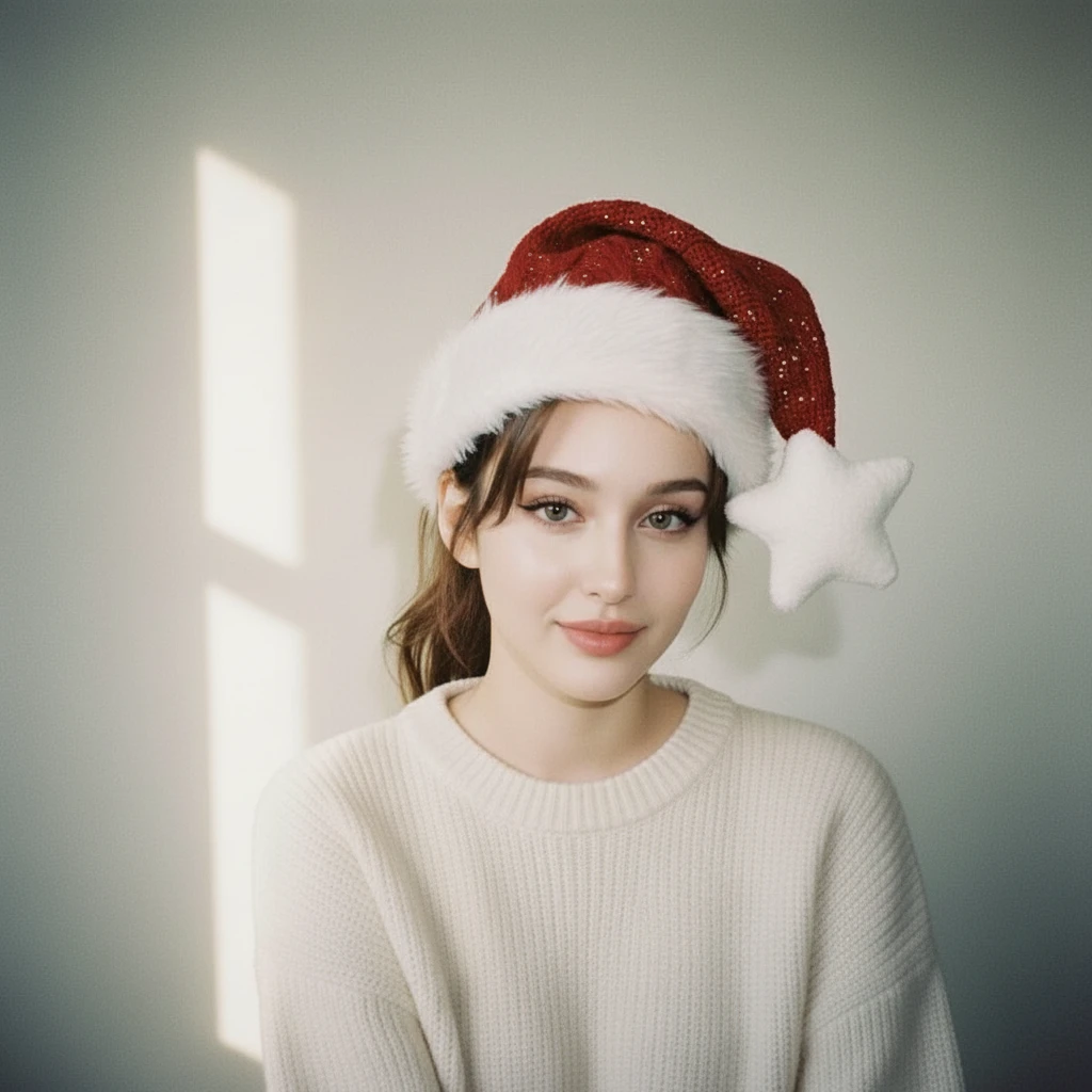 AI Christmas Photo Generator Style: Random Hat