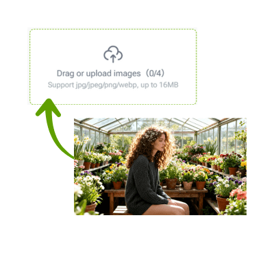 Генератор AI аниме: Шаг 1 - Загрузите фото или введите запрос