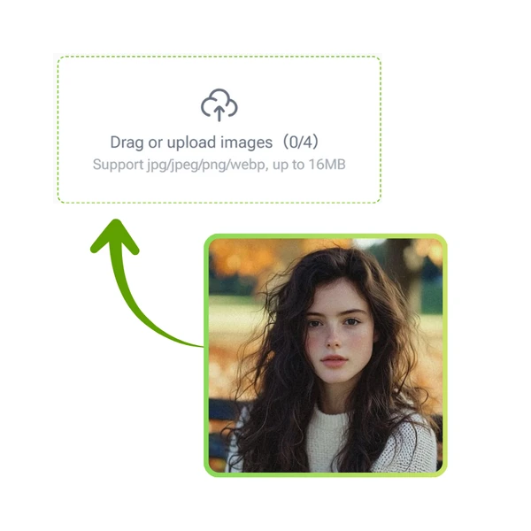 AI Business Photo Generator - Step 1: Upload Your Selfie Easily