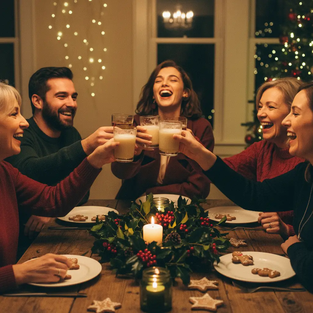 AI Christmas Photo Generator Style: Festive Group