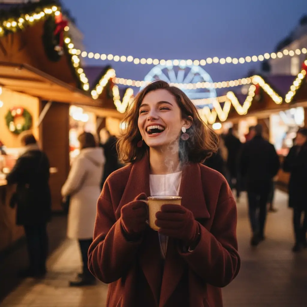 AI Christmas Photo Generator Style: Market Street