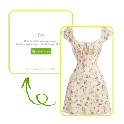 AI Clothes Changer: Step 2: Upload or Select Clothing Items