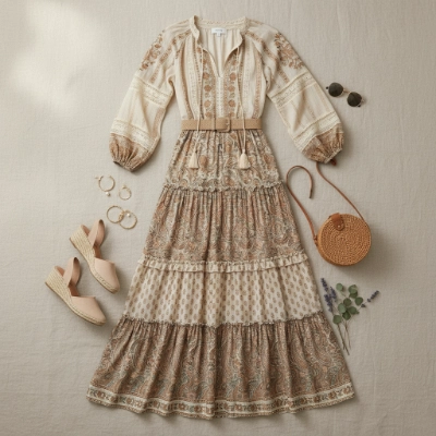 AI Clothes Changer Style: Boho