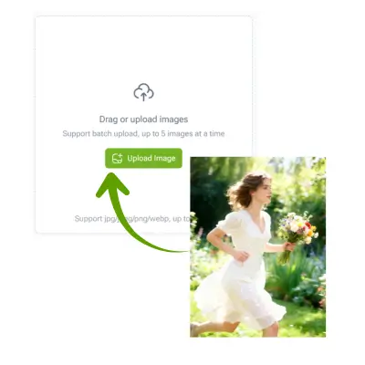 AI Flat Lay Clothing Photography: Step 1: Upload Your Clothing Image