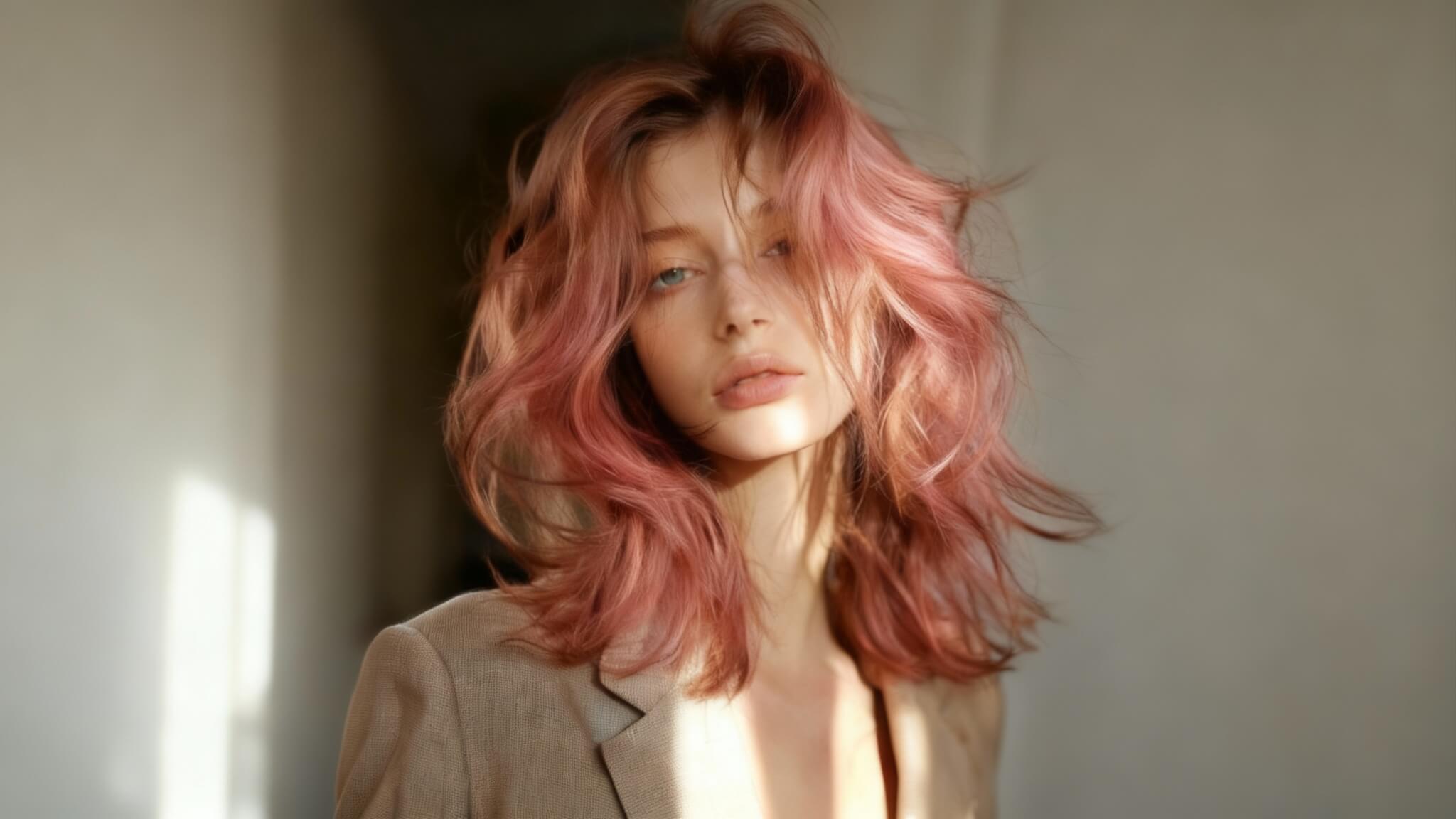 AI Hair Color Changer Sample: Brown before