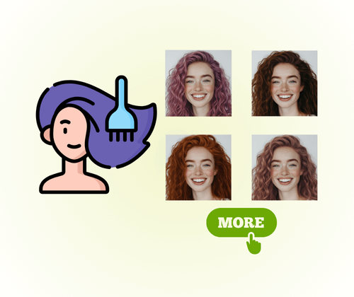 AI Hair Color Changer - Try Multiple Hair Colors with Just One Click