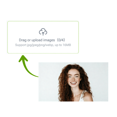 AI Hair Color Changer: Step 1: Upload Your Photo