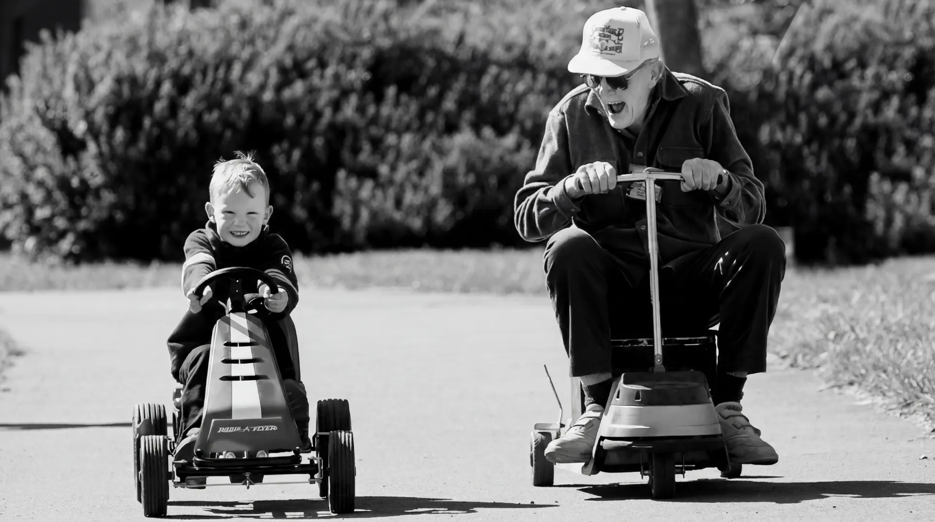 AI Image Colorizer Sample: Black-and-white photo