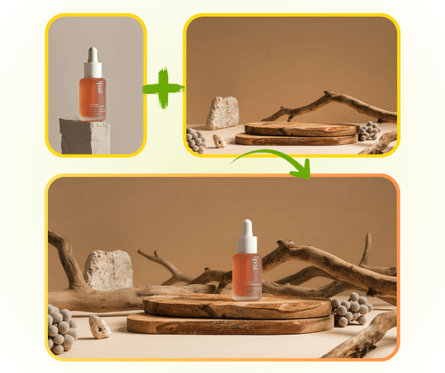 Combinador de Imágenes AI: Visuales de Producto Impresionantes para Comercio Electrónico