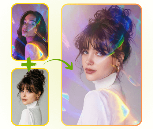 Combinador de Imágenes AI: Contenido Creativo para Redes Sociales