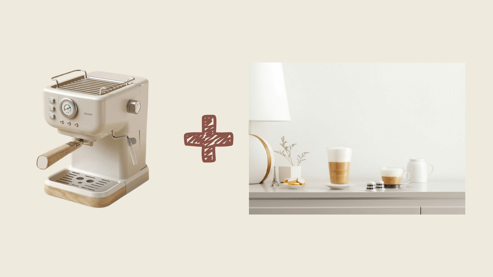 Ejemplo de AI Image Combiner: Composición de Producto en Escena antes