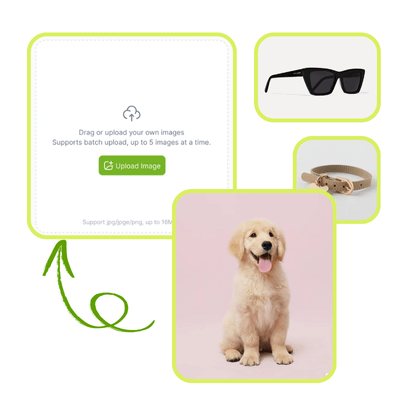 Combinador de Imágenes AI: Paso 1: Sube Tus Imágenes