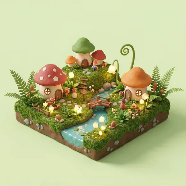 AI Image Generator Style: C4D