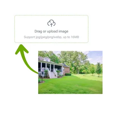 AI Landscape Design: Step 1: Upload Your Image - VisualGPT