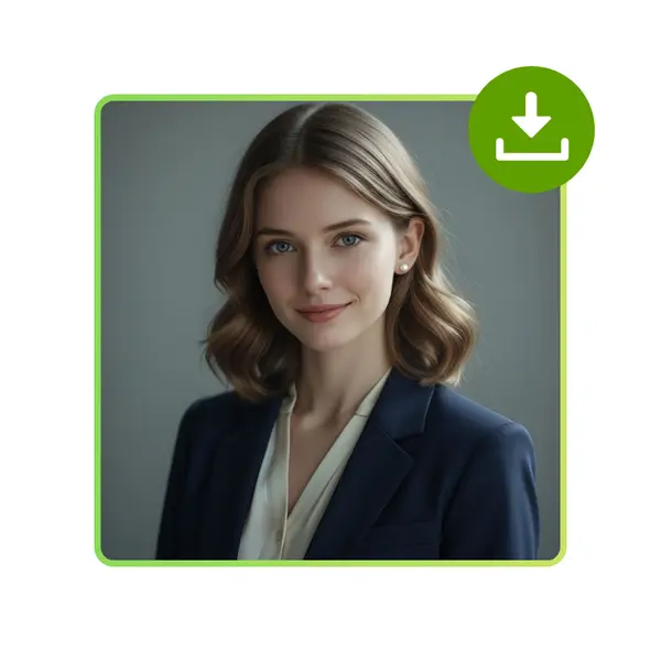AI LinkedIn Photo Generator: Step 3: Generate and Download Your Headshot