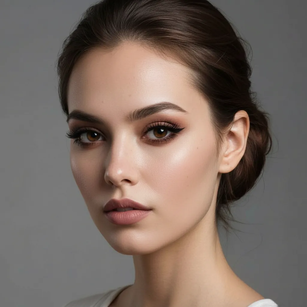 AI Makeup Generator Style: Matte Full-Coverage
