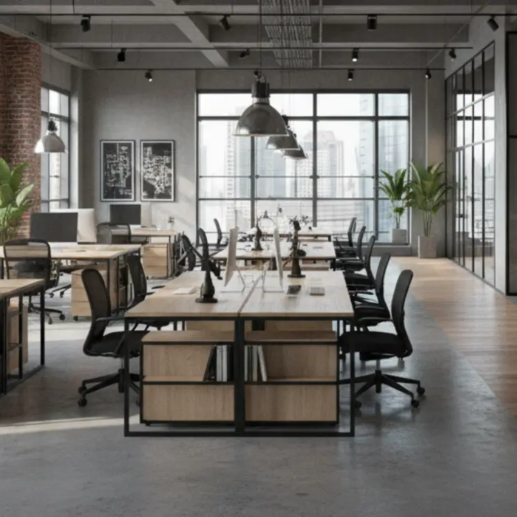 Room Style: Industrial - VisualGPT