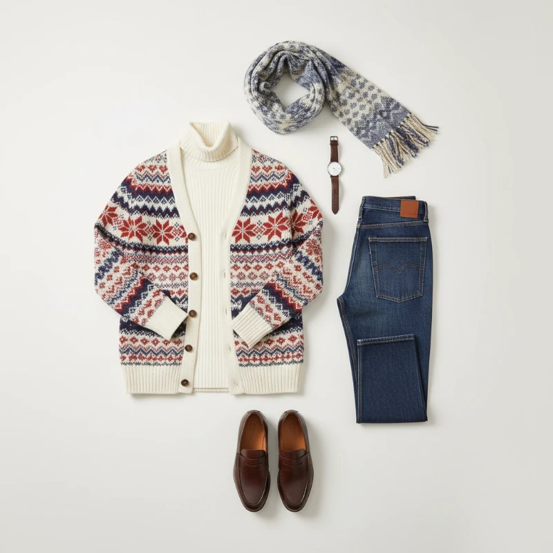 AI Outfit Generator Style: Alpine Modern Preppy