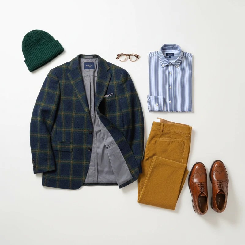 AI Outfit Generator Style: Eclectic Grandpa