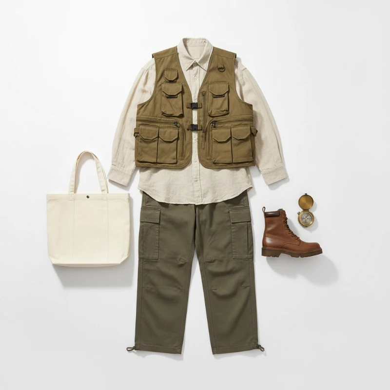 AI Outfit Generator Style: Urban Nomad Utility
