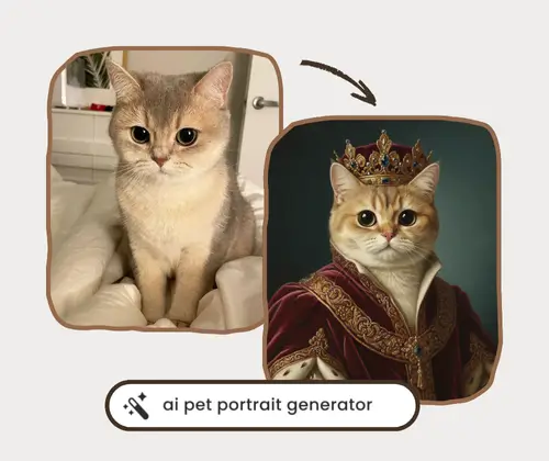 AI Pet Portrait Generator – Having Trouble Turning Pet Photos into Art?