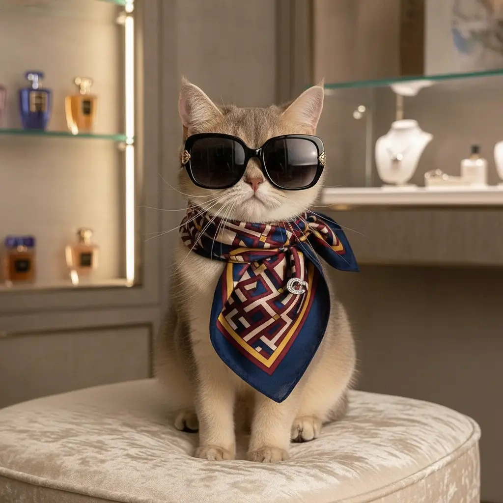 AI Pet Portrait Generator Style: Fashion