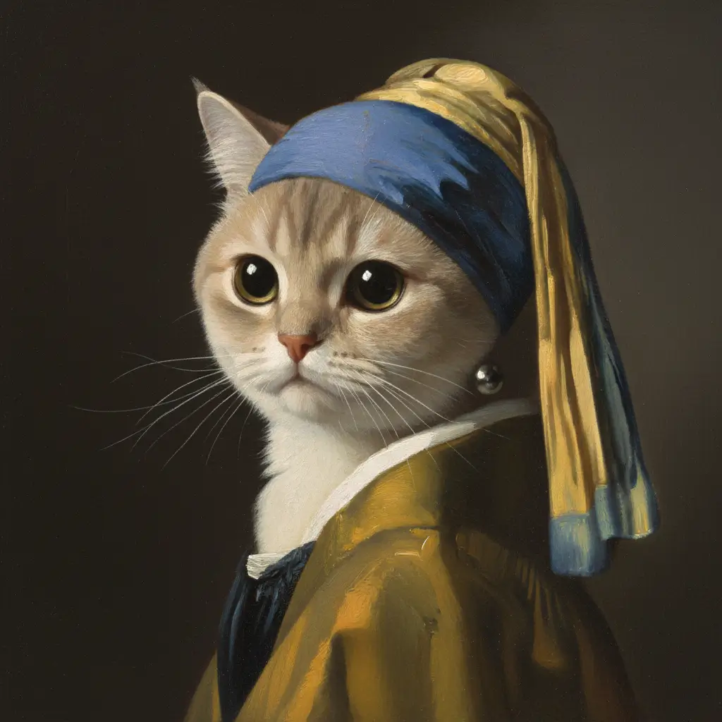 AI Pet Portrait Generator Style: Painting