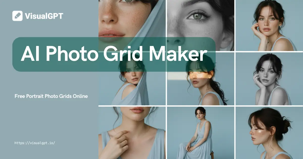 Photo Grid Maker With AI – Free Portrait Photo Grids Online