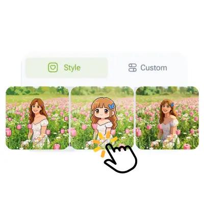 AI Pixel Art Generator - Step 2: Choose a Style or Generate Directly