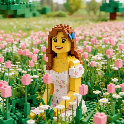 AI Pixel Art Generator Style: Lego