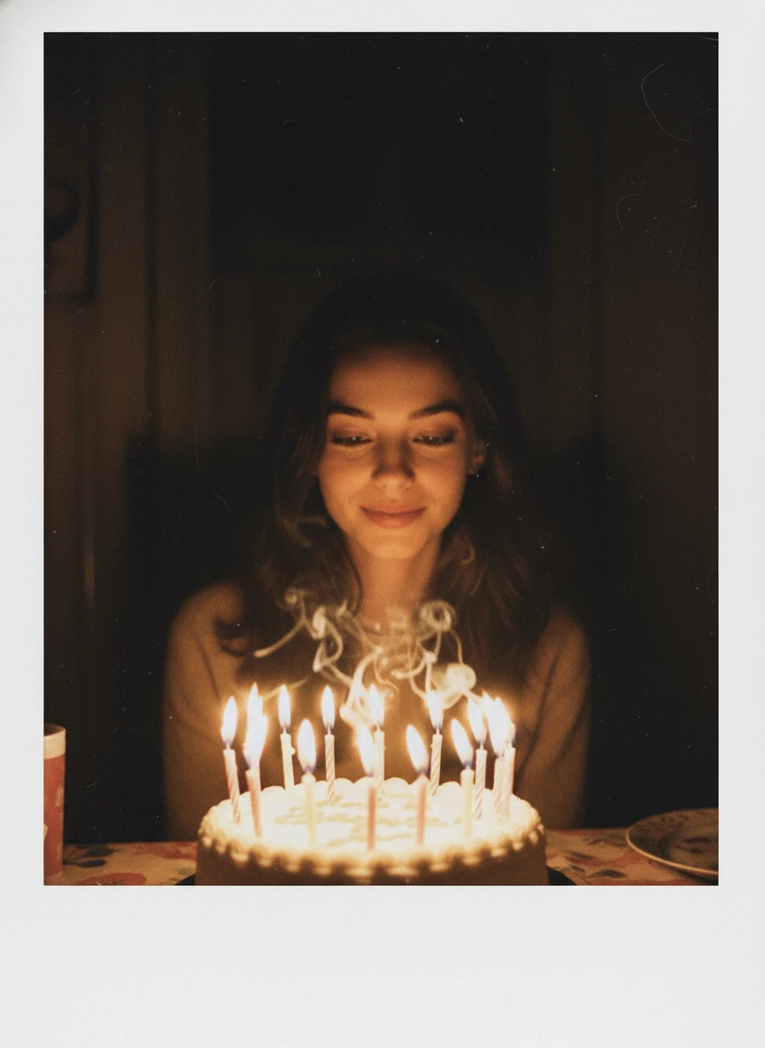 AI Polaroid Photo Generator Style: Birthday