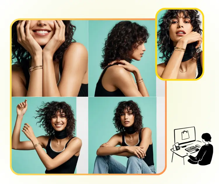 AI Pose Generator: Design and Marketing Visuals