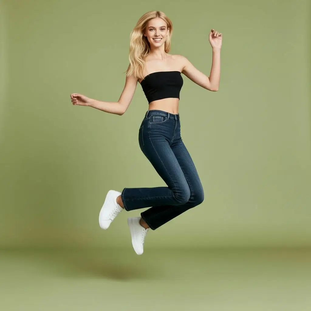 AI Pose Generator Style: Jump Pose