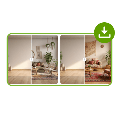 AI Room Decorator: Step 3: Generate Designs and Save the Result