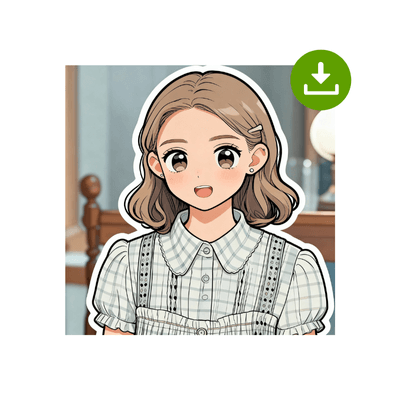 AI Sticker Generator: Step 3 - Click Generate and Download