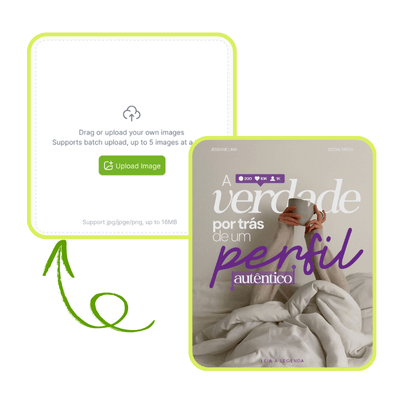 مزيل النصوص باستخدام AI: الخطوة 1 - رفع صورتك