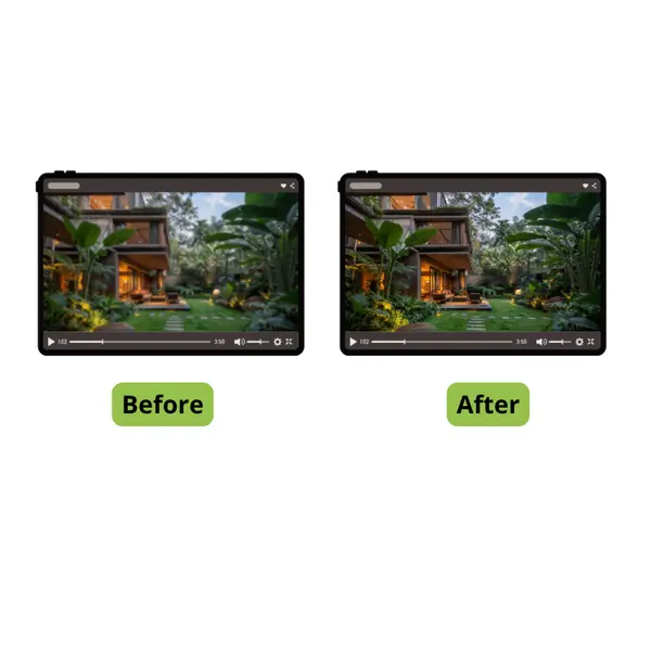 AI Video Enhancer - Шаг 2: Выберите или загрузите новый фон