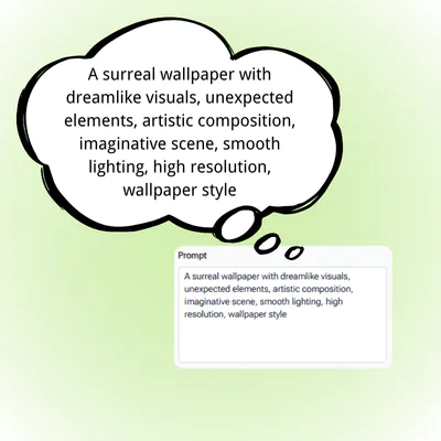 AI Wallpaper Generator - Step 1: Enter Your Wallpaper Prompt