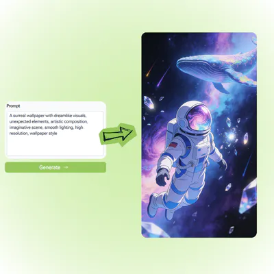 AI Wallpaper Generator - Step 2: Choose a Style or Format Preset