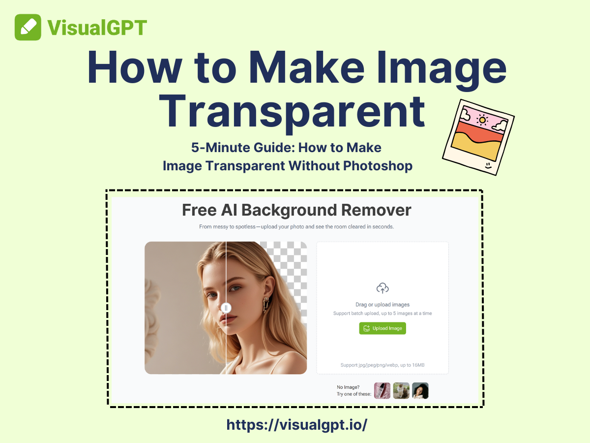 5-Minute Guide：How to Make Image Transparent Without Photoshop