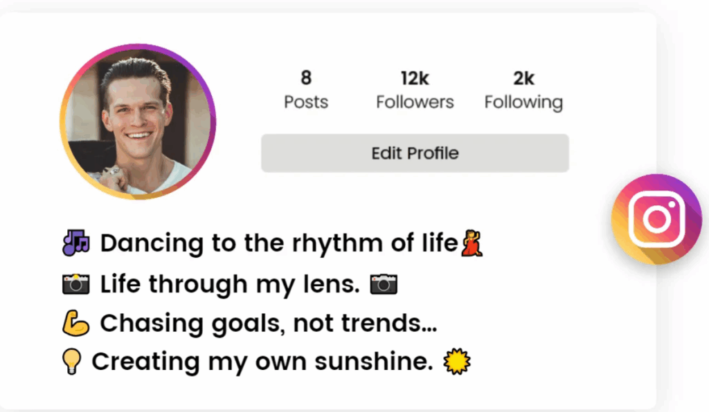Unique Instagram Bio for Boys + Best Matching Headshot Style