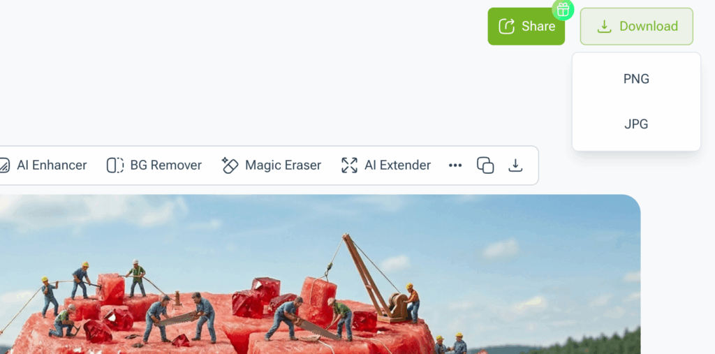 Step 5 – Download & Share