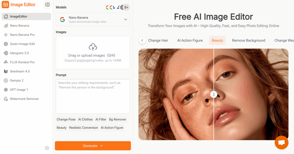 ImageEditor - Best for Fast and Clean AI Edits