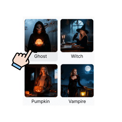 AI Halloween Photoshoot: Step 2: Choose a Halloween Style