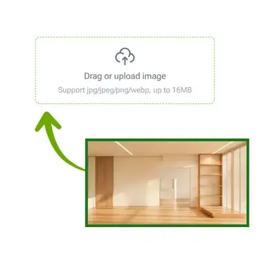 AI Living Room Design: Step 1: Upload Your Living Room Photo - VisualGPT