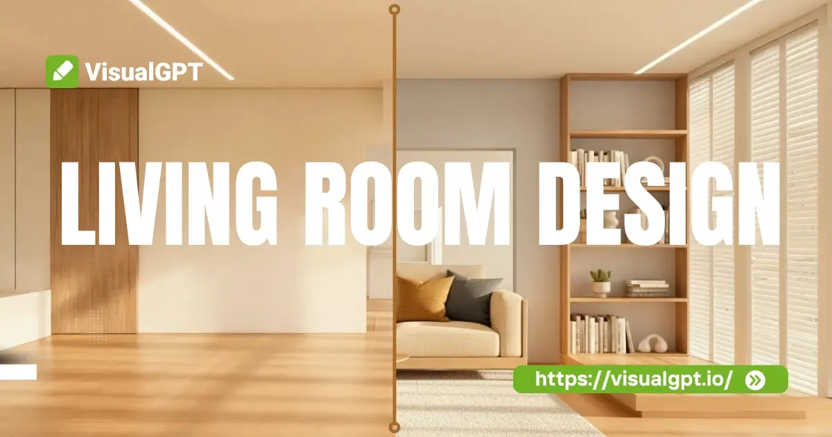 Générateur gratuit de design de salon – Décor 3D AI en ligne - VisualGPT