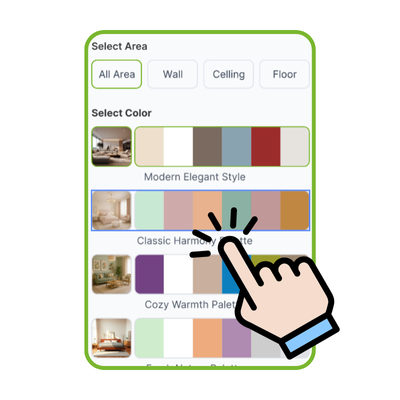 Paint Color Visualizer: Step 2: Choose Color Options