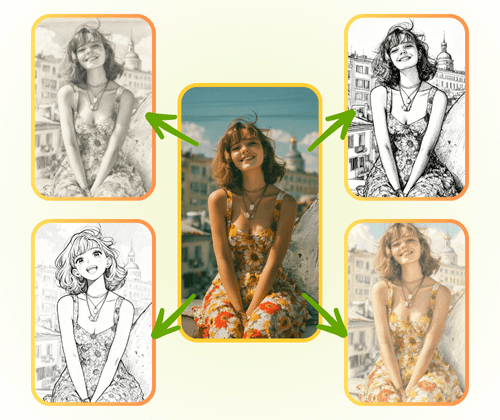 Photo to Sketch - Why Use AI Action Figure Generator?