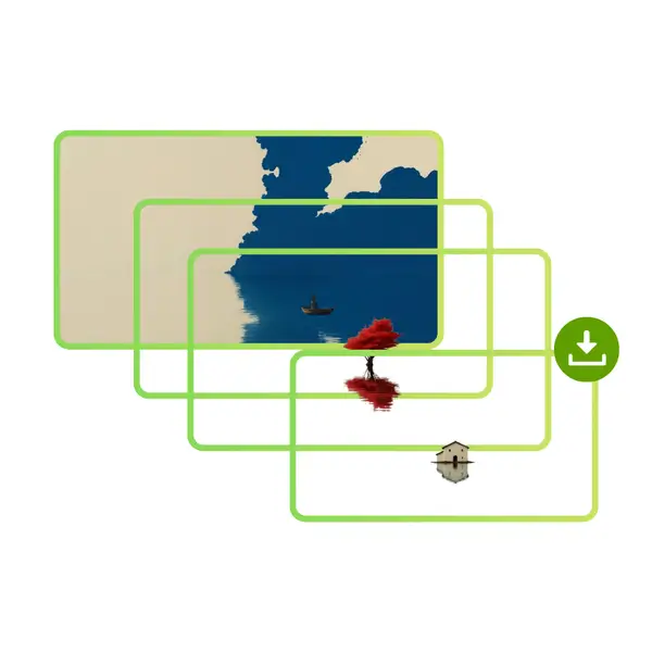 Qwen Image Layered: Step 3 - Preview and Download Layers