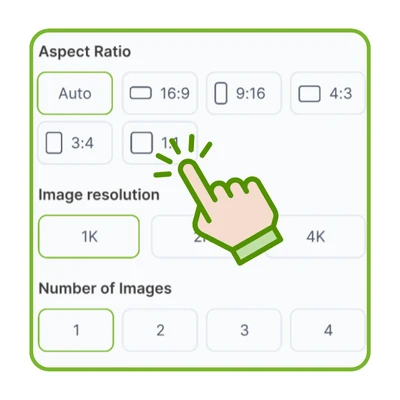 Step 2: Adjust settings for the output images - VisualGPT